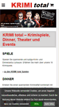 Mobile Screenshot of krimitotal.de