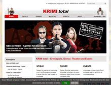 Tablet Screenshot of krimitotal.de